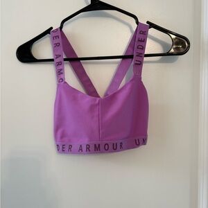 Under Armour Women's Vibrant Purple Sports Bra